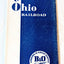 Baltimore & Ohio Railroad B&O Passenger Train System Timetables 1954 - TulipStuff