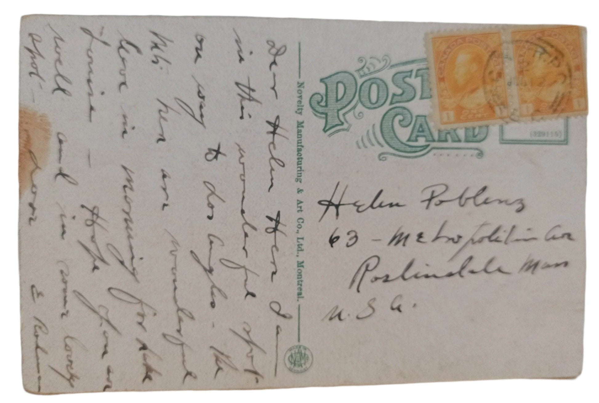 Banff Springs Hotel At Night Banff Alberta Canada 1910's - TulipStuff