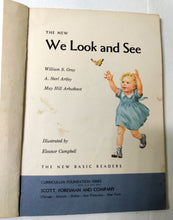 Load image into Gallery viewer, The New We Look And See - New Basic Readers Dick and Jane 1951 - TulipStuff
