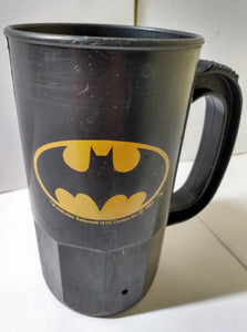 Batman 12 Oz Super Mug Vintage Plastic Cup with Handle DC Comics 1989 - TulipStuff