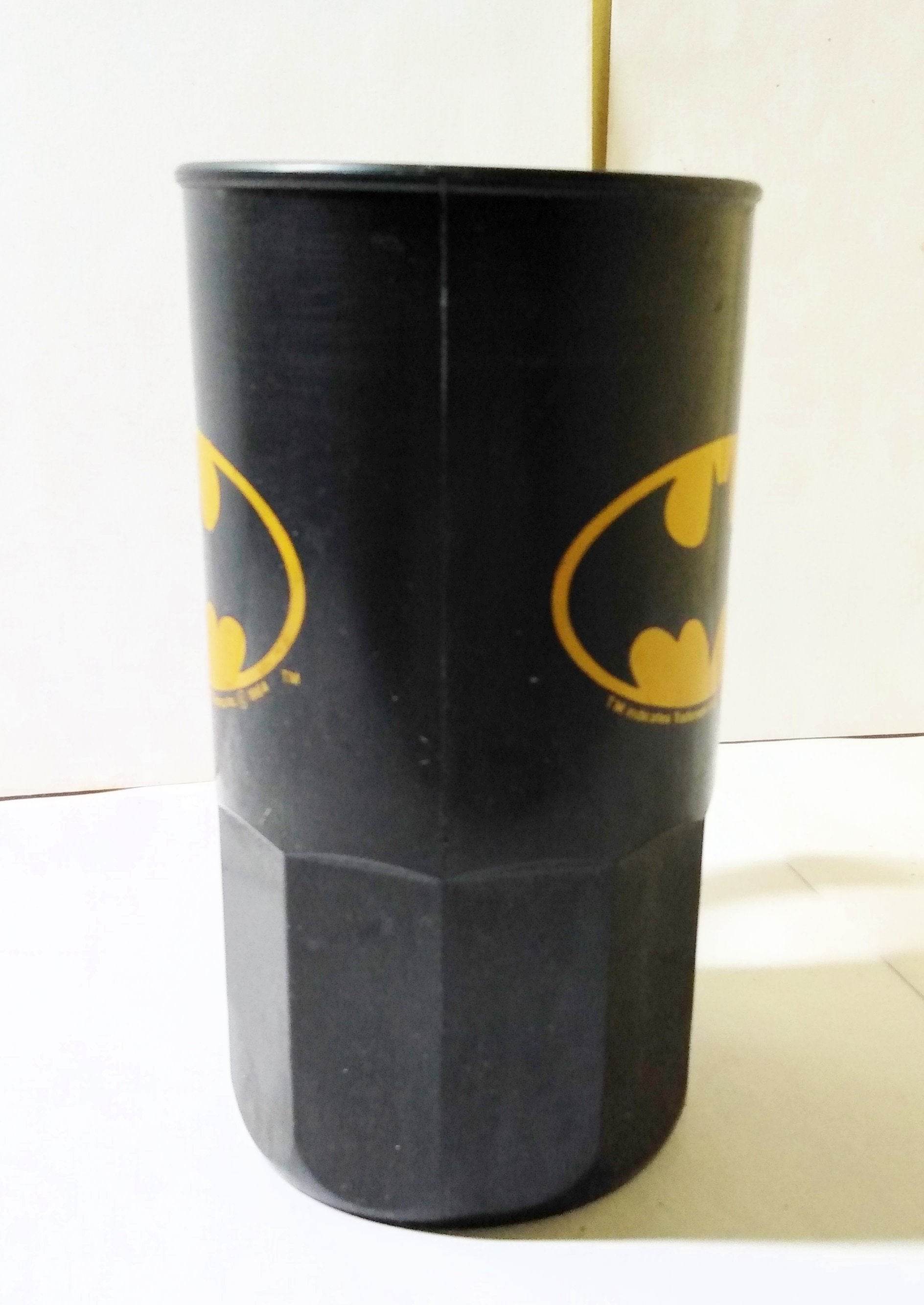 Batman 12 Oz Super Mug Vintage Plastic Cup with Handle DC Comics 1989 - TulipStuff