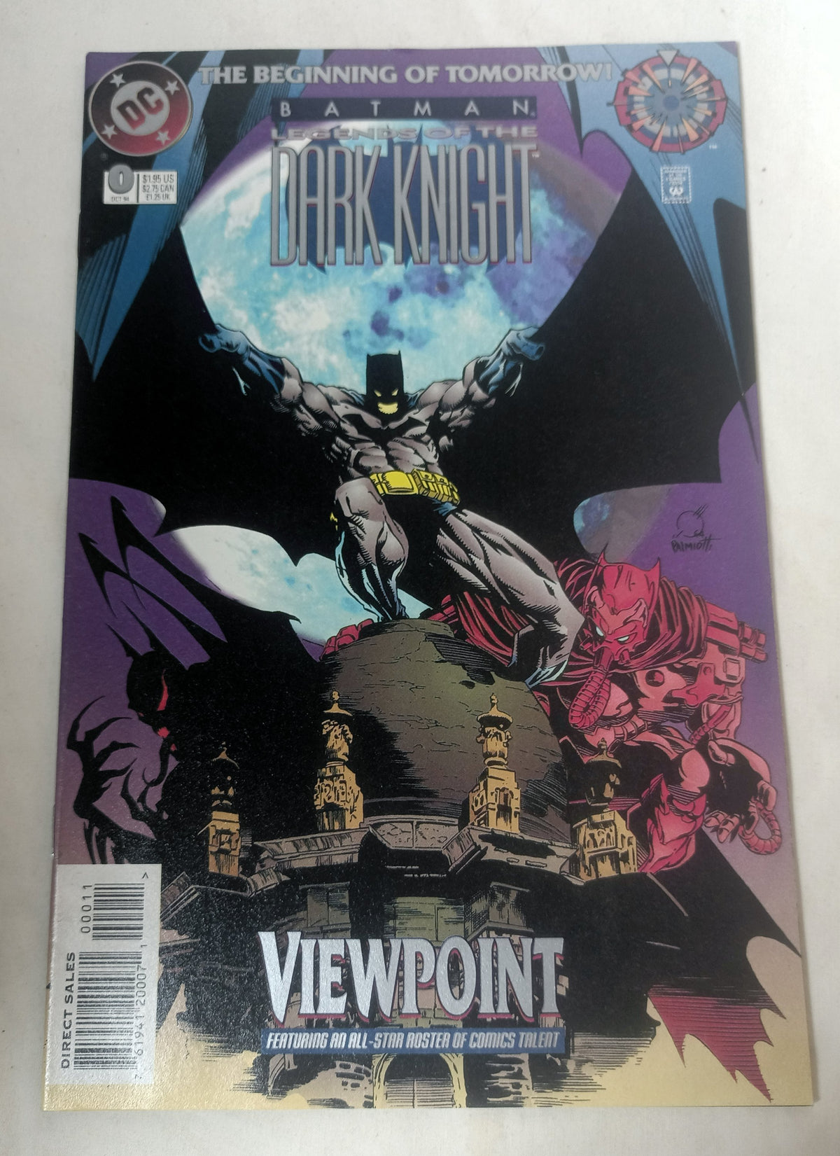 Batman Legends Of The Dark Knight #0 Viewpoint October 1994 DC Comics - TulipStuff