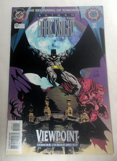 Batman Legends Of The Dark Knight #0 Viewpoint October 1994 DC Comics - TulipStuff