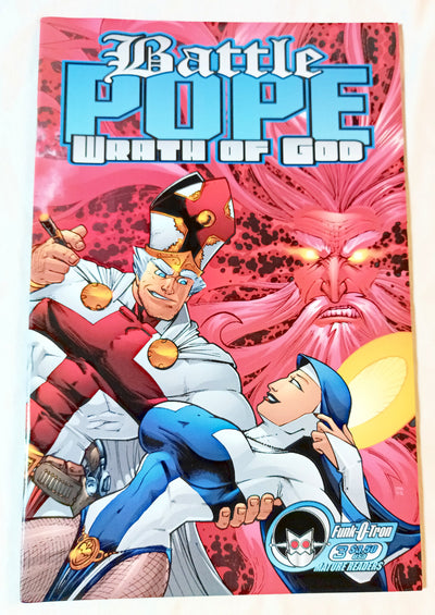 Battle Pope Wrath Of God #3 Oct 2002 Funk-O-Tron Kirkman Invincible Ad - TulipStuff