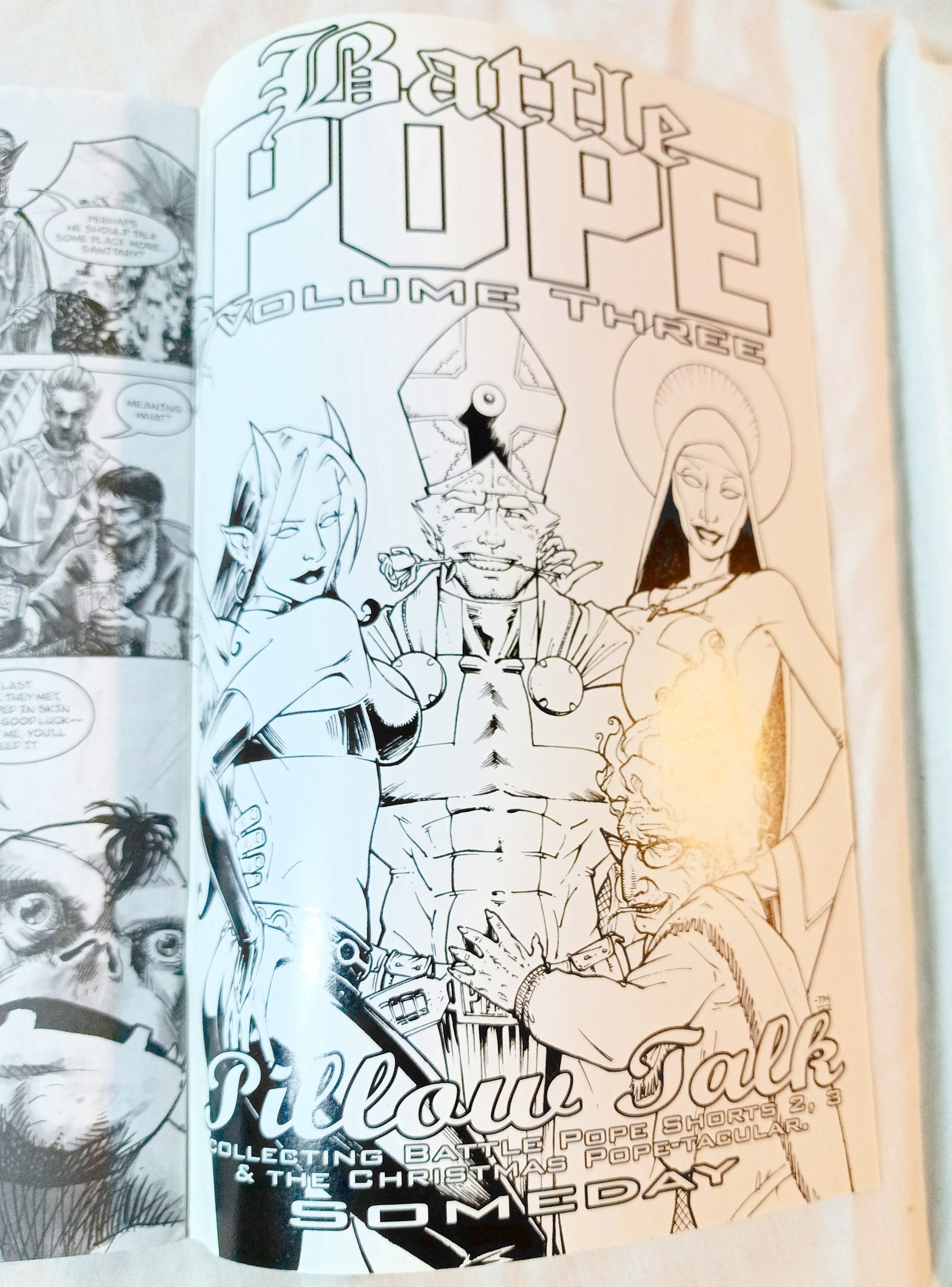 Battle Pope Wrath Of God #3 Oct 2002 Funk-O-Tron Kirkman Invincible Ad - TulipStuff