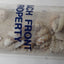 Beach Front Property Glass Souvenir Bottle Sand Seashells 1990's - TulipStuff