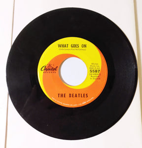 The Beatles Nowhere Man b/w What Goes On 7" Vinyl Capitol 1966 - TulipStuff