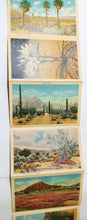 Load image into Gallery viewer, Beauties Of The Desert American Southwest Postcard Booklet 1940&#39;s - TulipStuff
