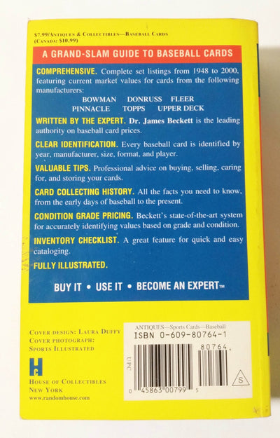 Beckett Official Price Guide To Baseball Cards 2002 21st Edition - TulipStuff