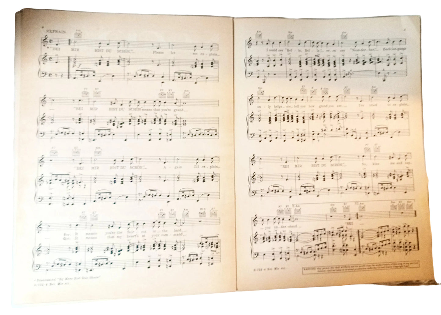 Bei Mir Bist Du Schon Love Honor Behave Priscilla Lane Wayne Morris 1937 - TulipStuff