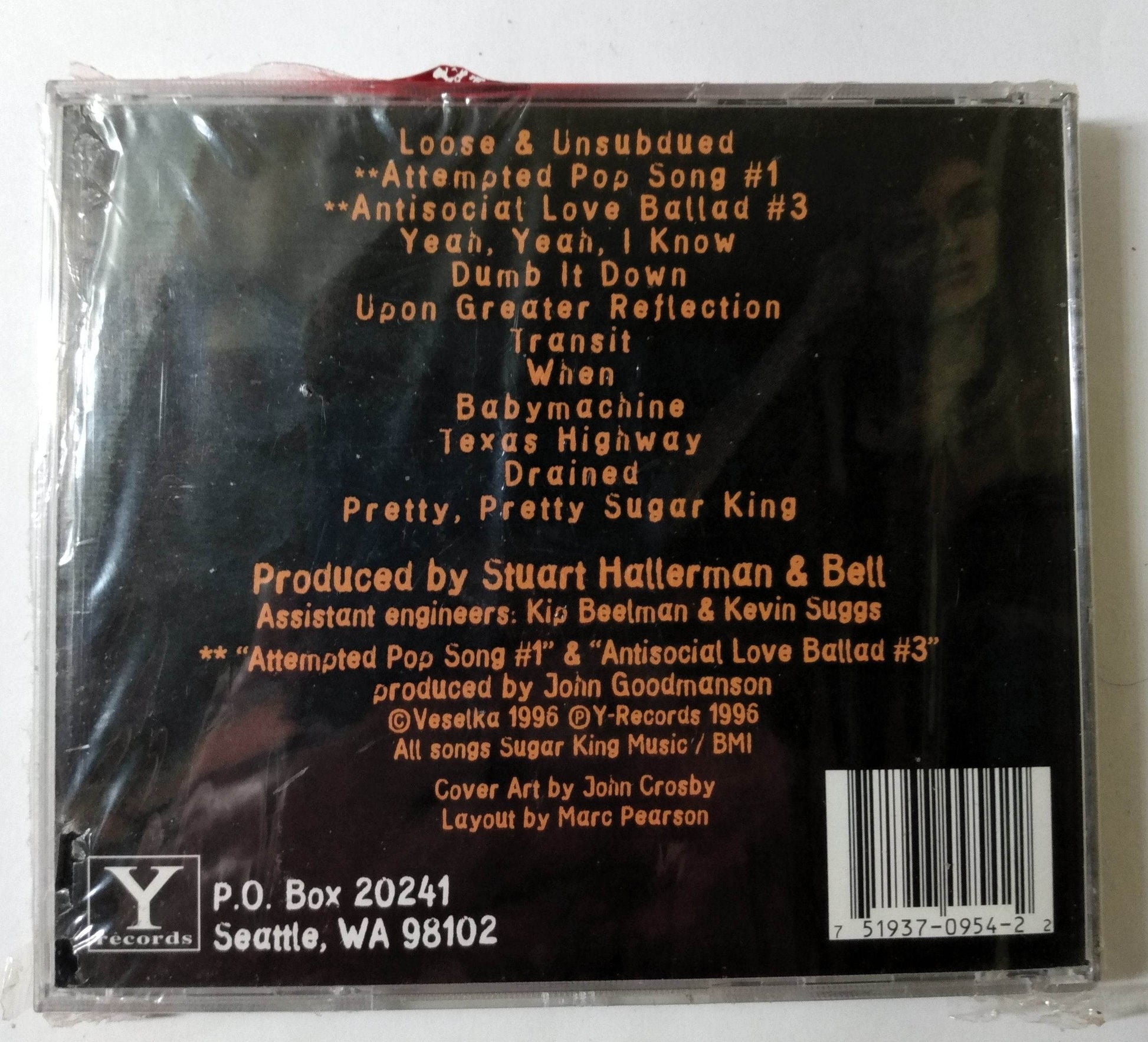 Bell A Clear Sense Of Beauty Female Fronted Seattle Grunge CD 1996 - TulipStuff