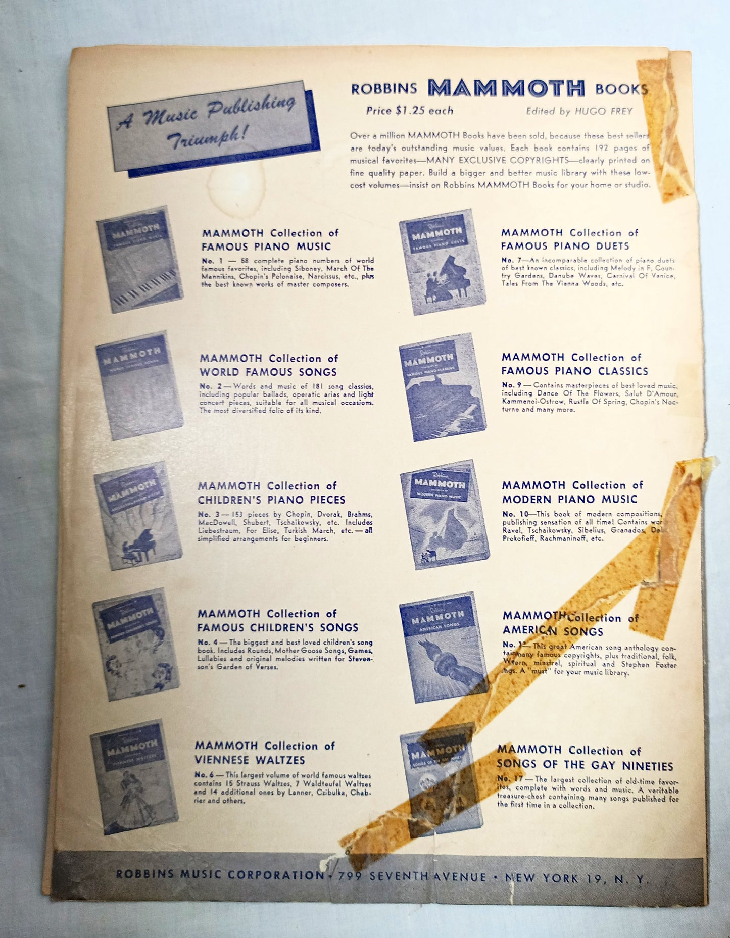 Be My Love The Toast Of New Orleans Mario Lanza Sheet Music 1950 - TulipStuff