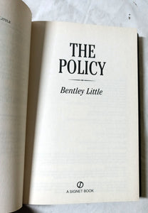 Bentley Little The Policy Macabre Horror Hardcover Book Signet 2003 - TulipStuff