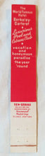 Load image into Gallery viewer, Hotel Berkeley-Carteret Asbury Park NJ Matchbook Cover 1950&#39;s - TulipStuff
