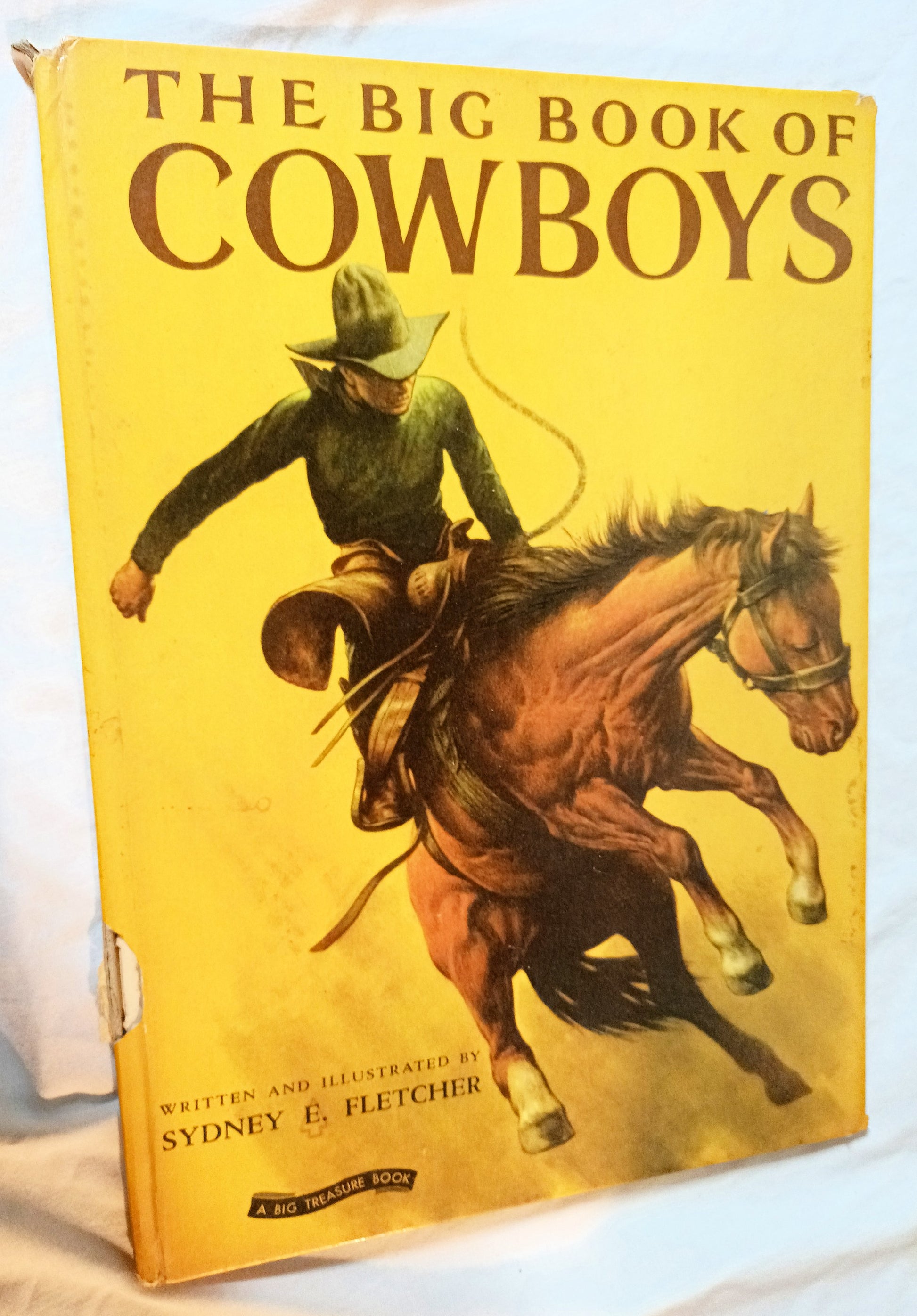 The Big Book Of Cowboys Sydney E Fletcher Grosset Dunlap 1950 - TulipStuff