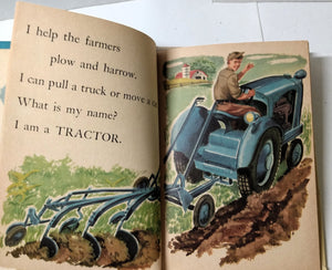 Big Helpers Power Shovels Trucks Derricks Power Rollers Jr Elf Book 1953 - TulipStuff