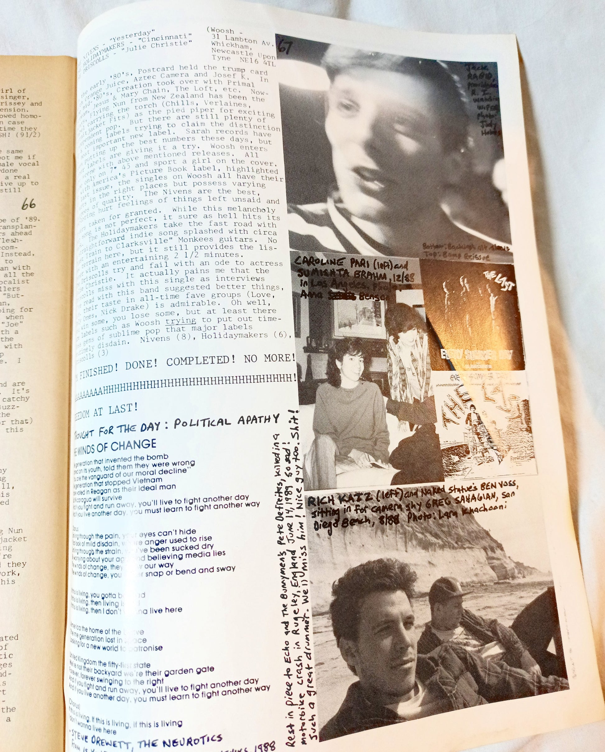 The Big Takeover #26 July 1989 Wipers Fugazi Chameleons DOA Punkzine - TulipStuff