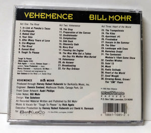 Bill Mohr Vehemence Spoken Word Poetry New Alliance CD 1993 - TulipStuff