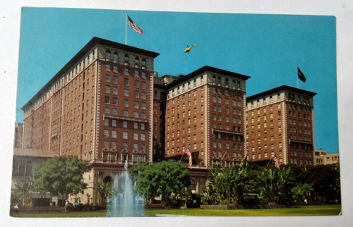 The Biltmore Hotel Downtown Los Angeles California 1950's Postcard - TulipStuff