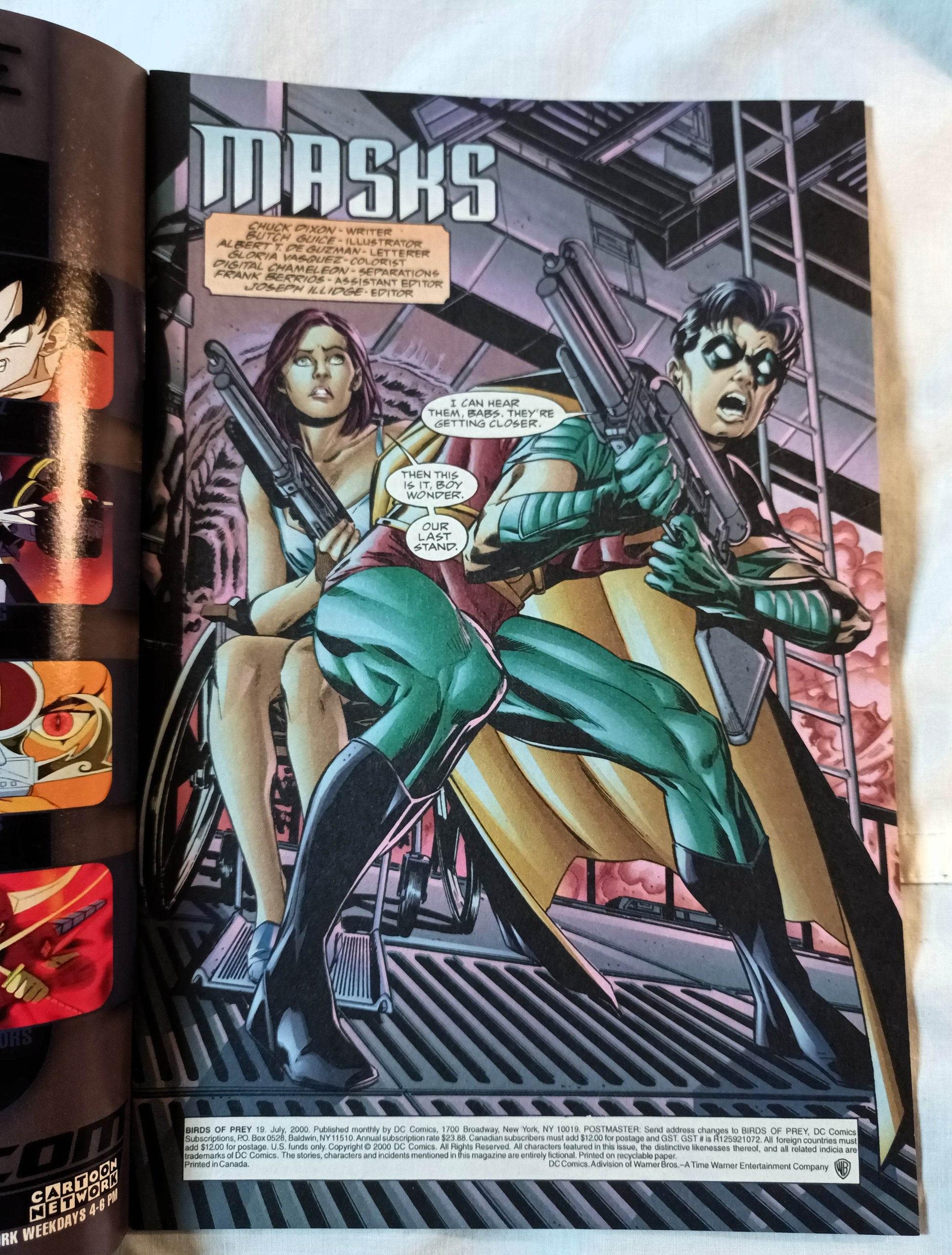 Birds of Prey Issue #19 July 2000 DC Comics Robin - TulipStuff