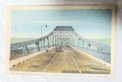 Blue Water International Bridge Point Edward Sarnia Ontario 1930's - TulipStuff