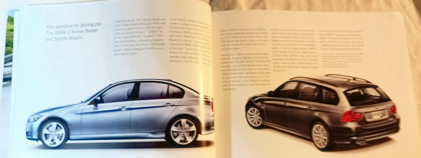 BMW 2009 Full Line Dealer Sales Catalog Booklet - TulipStuff