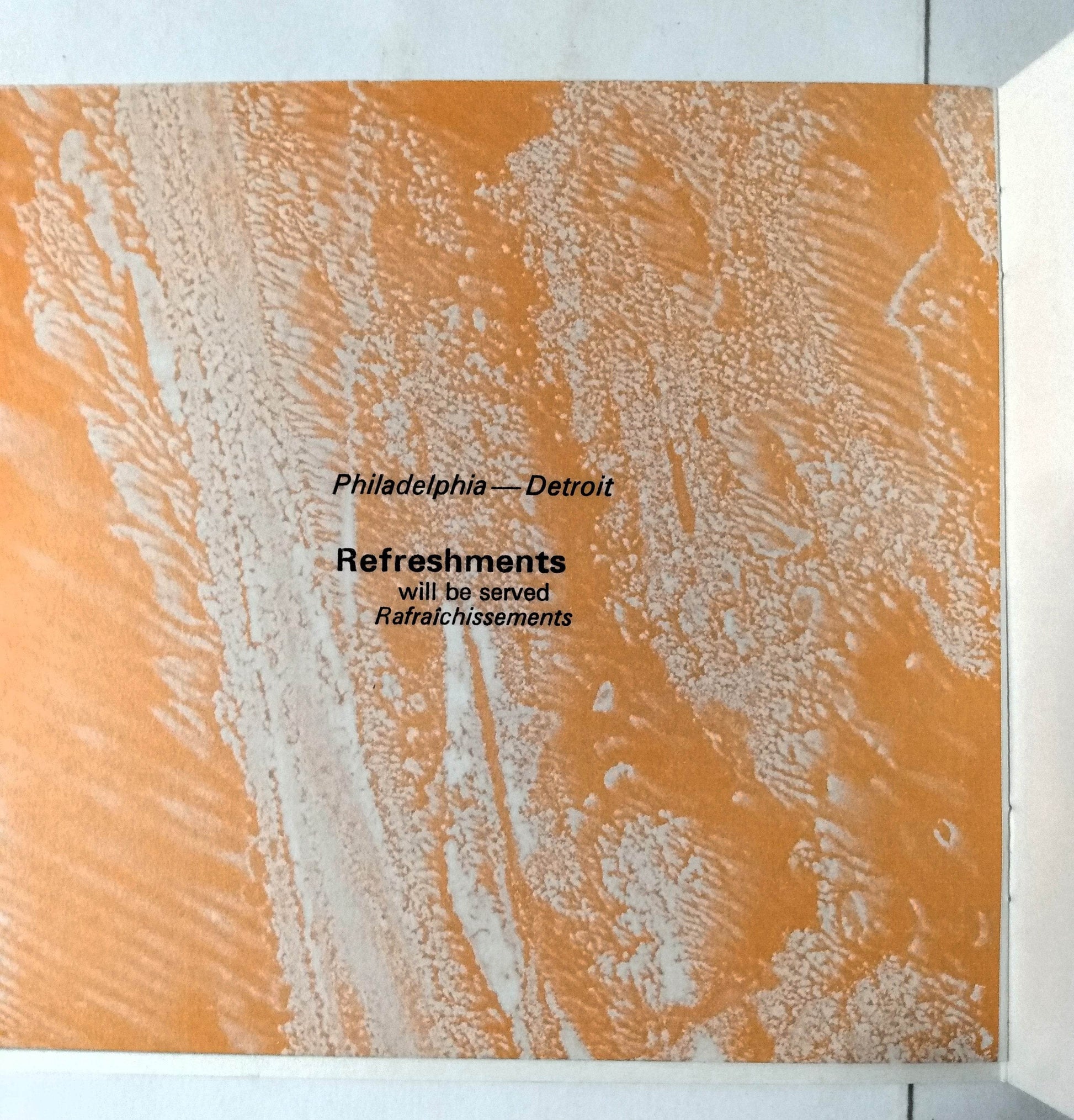 BOAC Lunch Afternoon Tea Menu Early 1970's London Philadelphia Detroit - TulipStuff