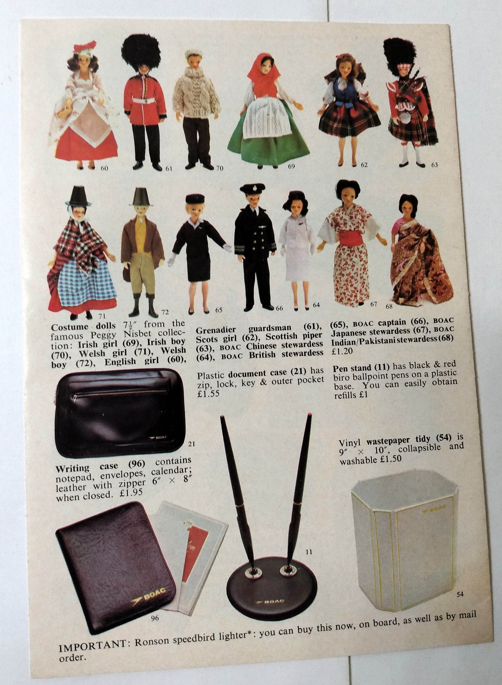 B.O.A.C. Welcome Aboard Airline Inflight Magazine 1972 Roger Moore - TulipStuff