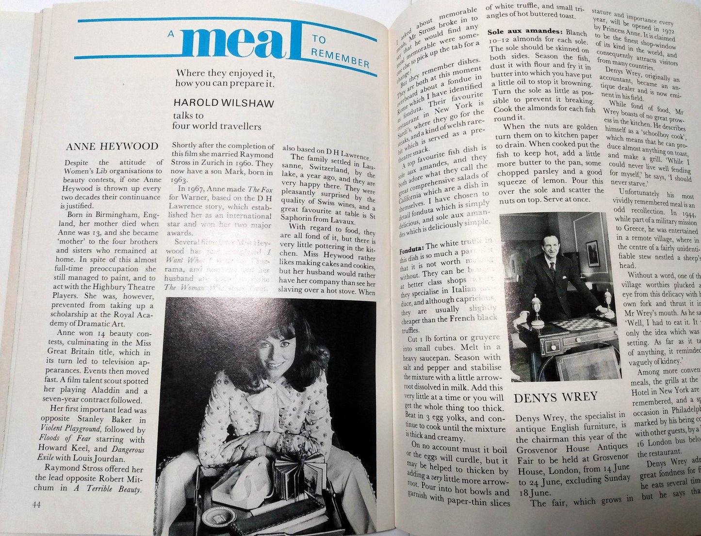 B.O.A.C. Welcome Aboard Airline Inflight Magazine 1972 Roger Moore - TulipStuff