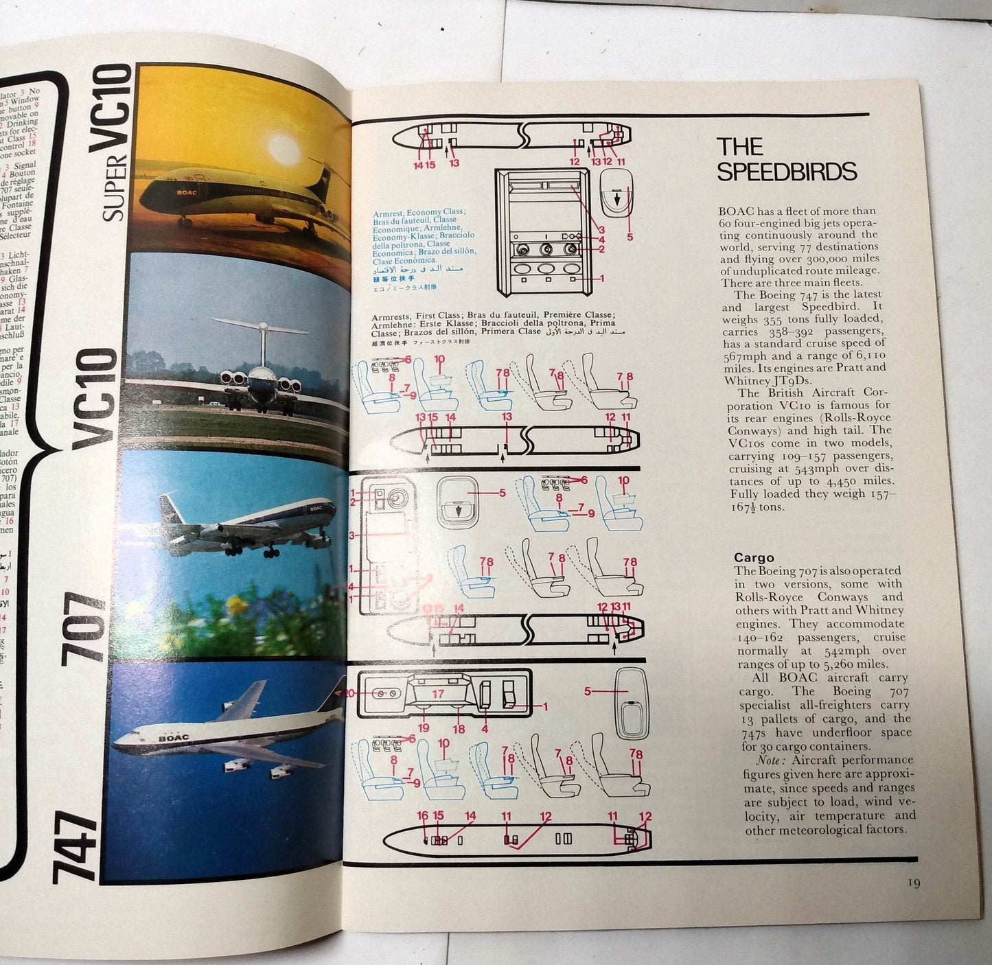 B.O.A.C. Welcome Aboard Airline Inflight Magazine 1972 Roger Moore - TulipStuff