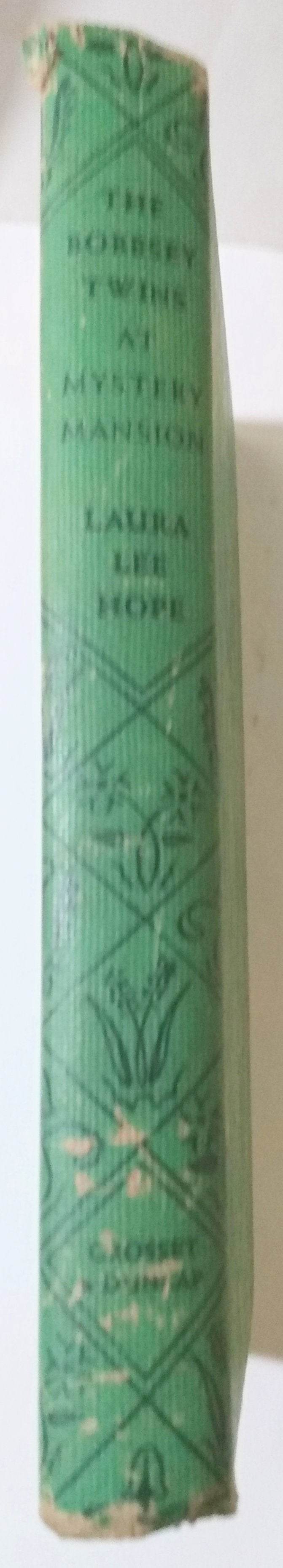 The Bobbsey Twins At Mystery Mansion Laura Lee Hope Hardcover 1945 - TulipStuff