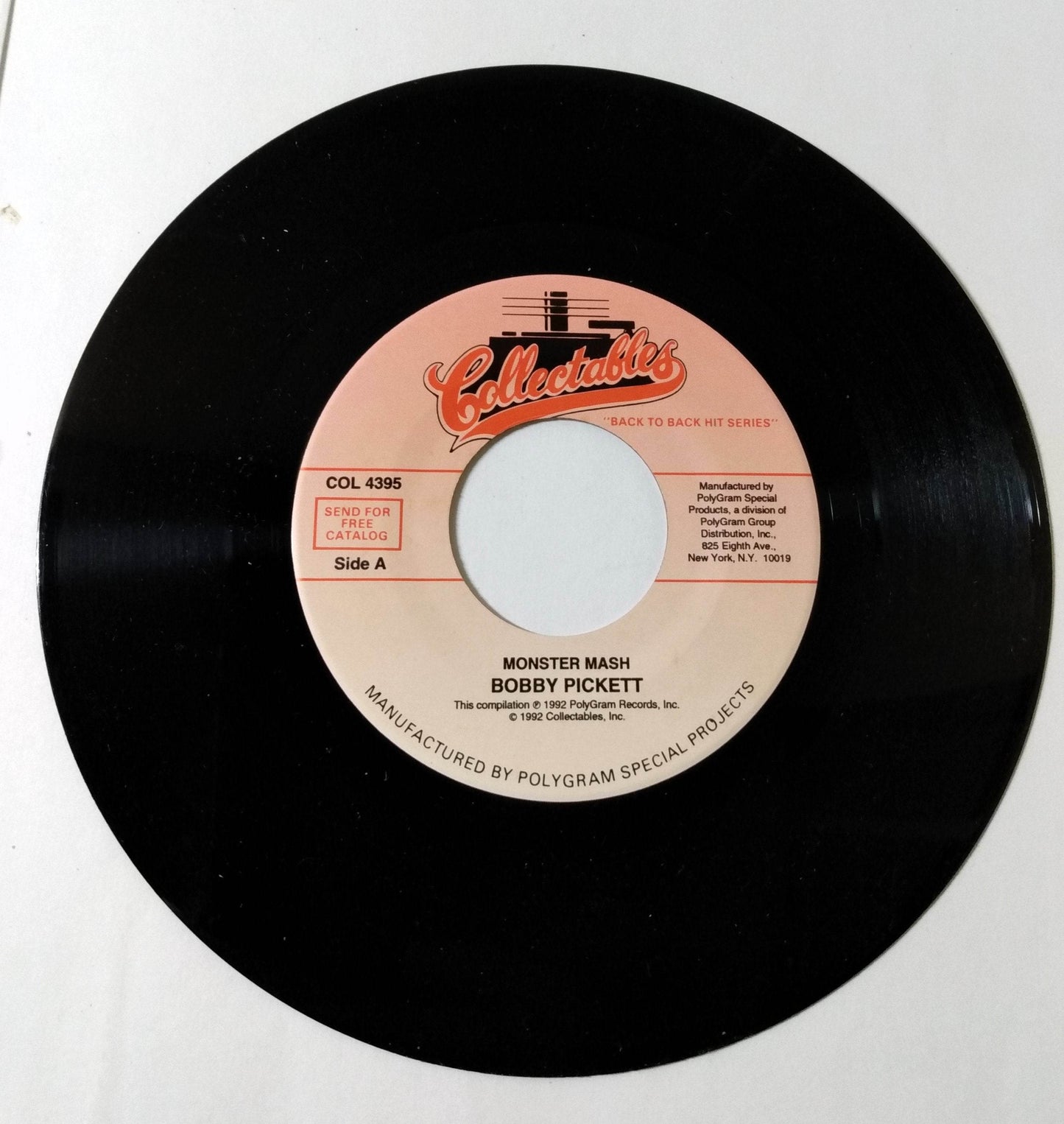 Bobby Pickett Monster Mash / Monster Mash Party 7" Vinyl 1992 - TulipStuff