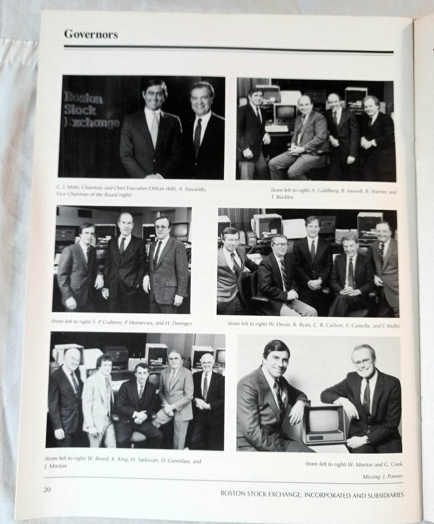 Boston Stock Exchange Incorporated 1983 Annual Report - TulipStuff