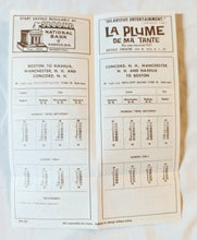 Load image into Gallery viewer, Boston &amp; Maine Railroad 1959 Timetable Concord Manchester Boston - TulipStuff
