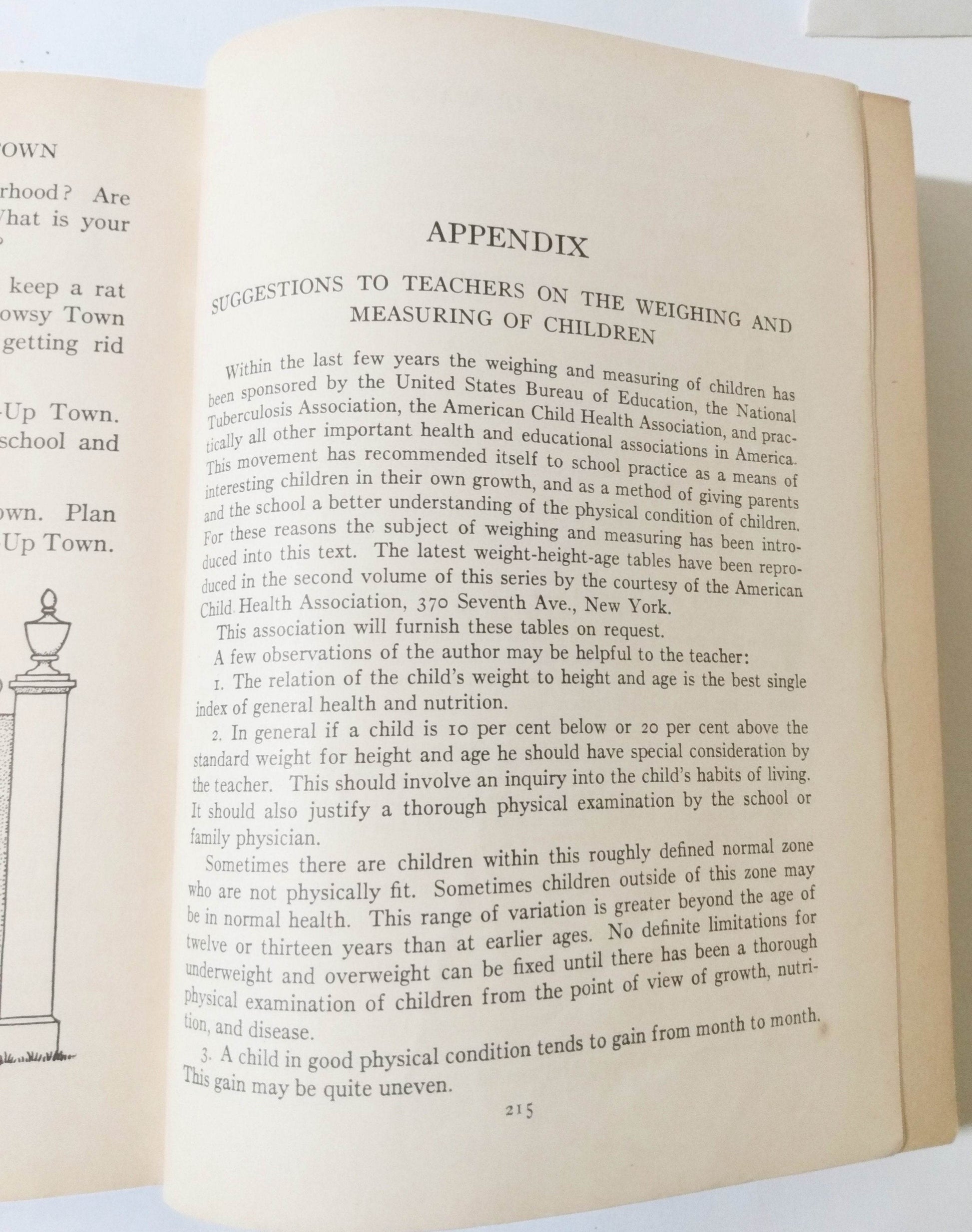 Boys And Girls Of Wake-up Town Andress 4-5th Grade Health Reader 1924 - TulipStuff