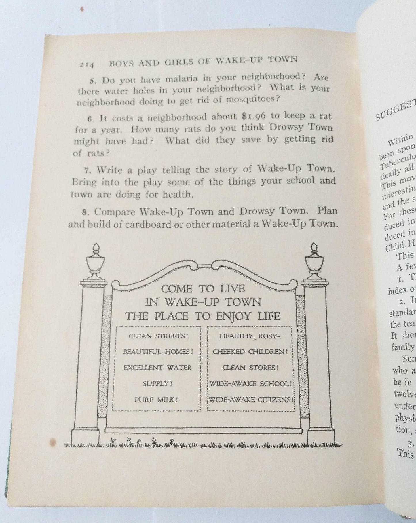 Boys And Girls Of Wake-up Town Andress 4-5th Grade Health Reader 1924 - TulipStuff