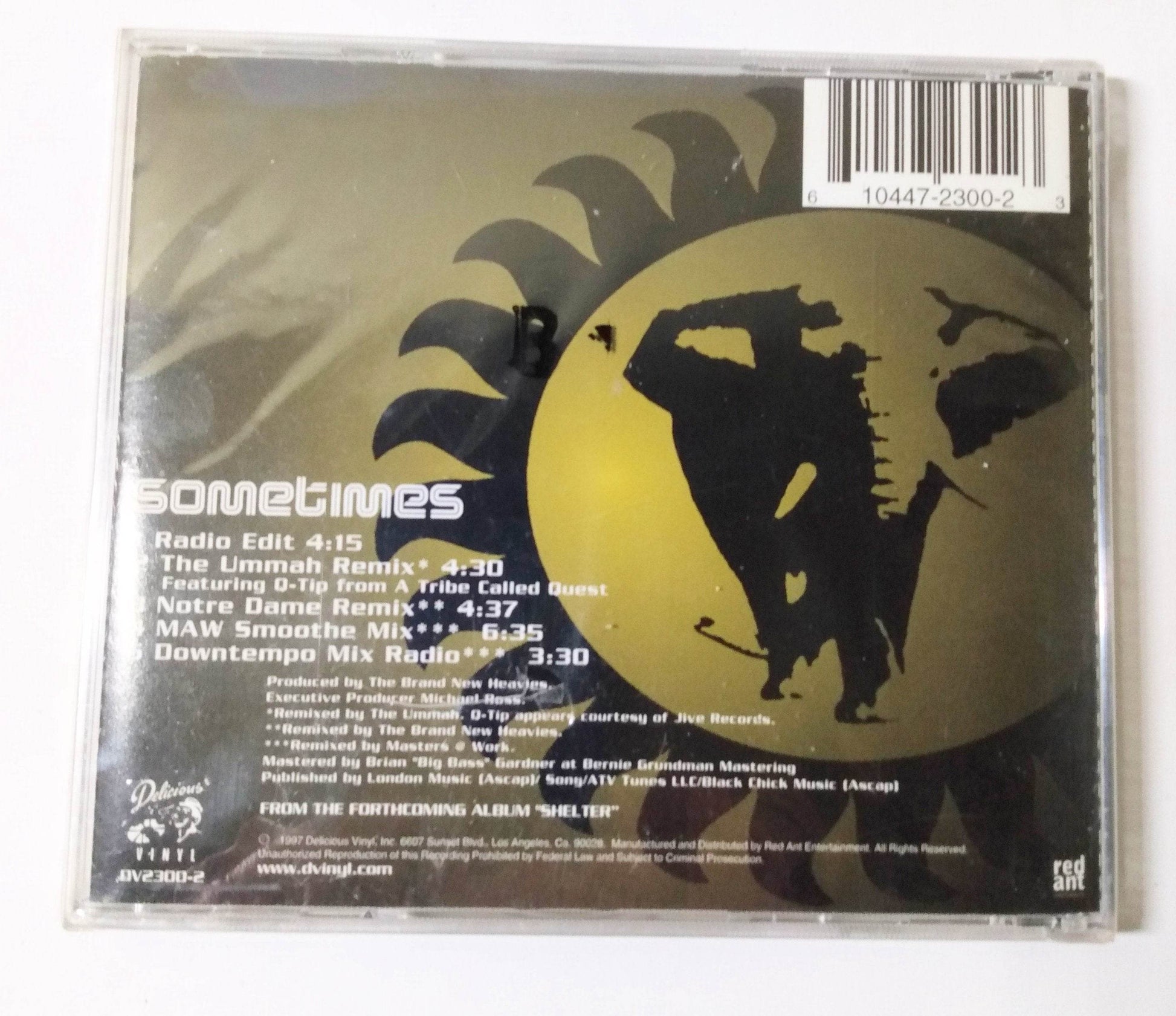 The Brand New Heavies Sometimes UK Funk Acid Jazz Maxi-Single CD 1997 - TulipStuff