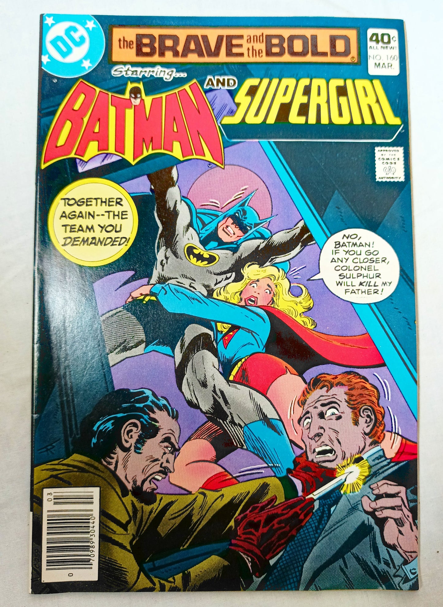 The Brave and the Bold 160 Batman Supergirl DC Comics March 1980 - TulipStuff