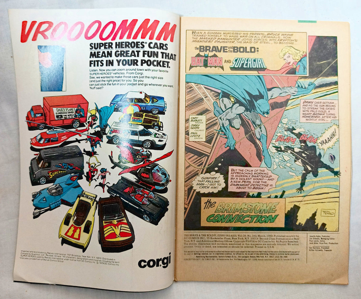 The Brave and the Bold 160 Batman Supergirl DC Comics March 1980 - TulipStuff