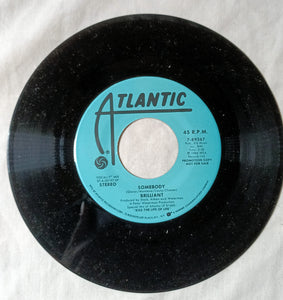 Brilliant Somebody Brit-Funk Synthpop  7" Vinyl 45 Atlantic 1986 Promo - Tuliptuff