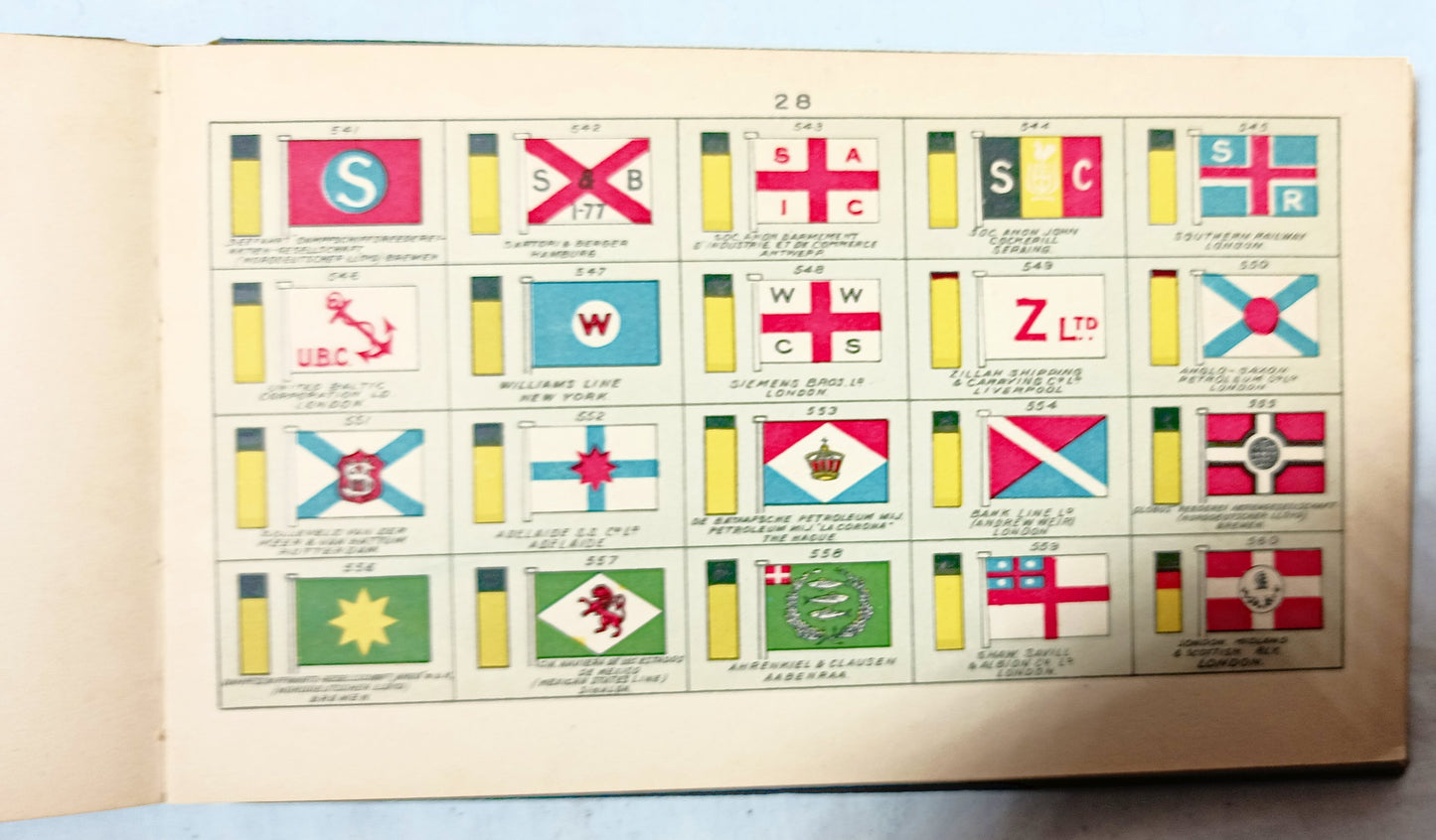 Brown's Flags and Funnels Of British And Foreign Steamship Cos. 1929 - TulipStuff