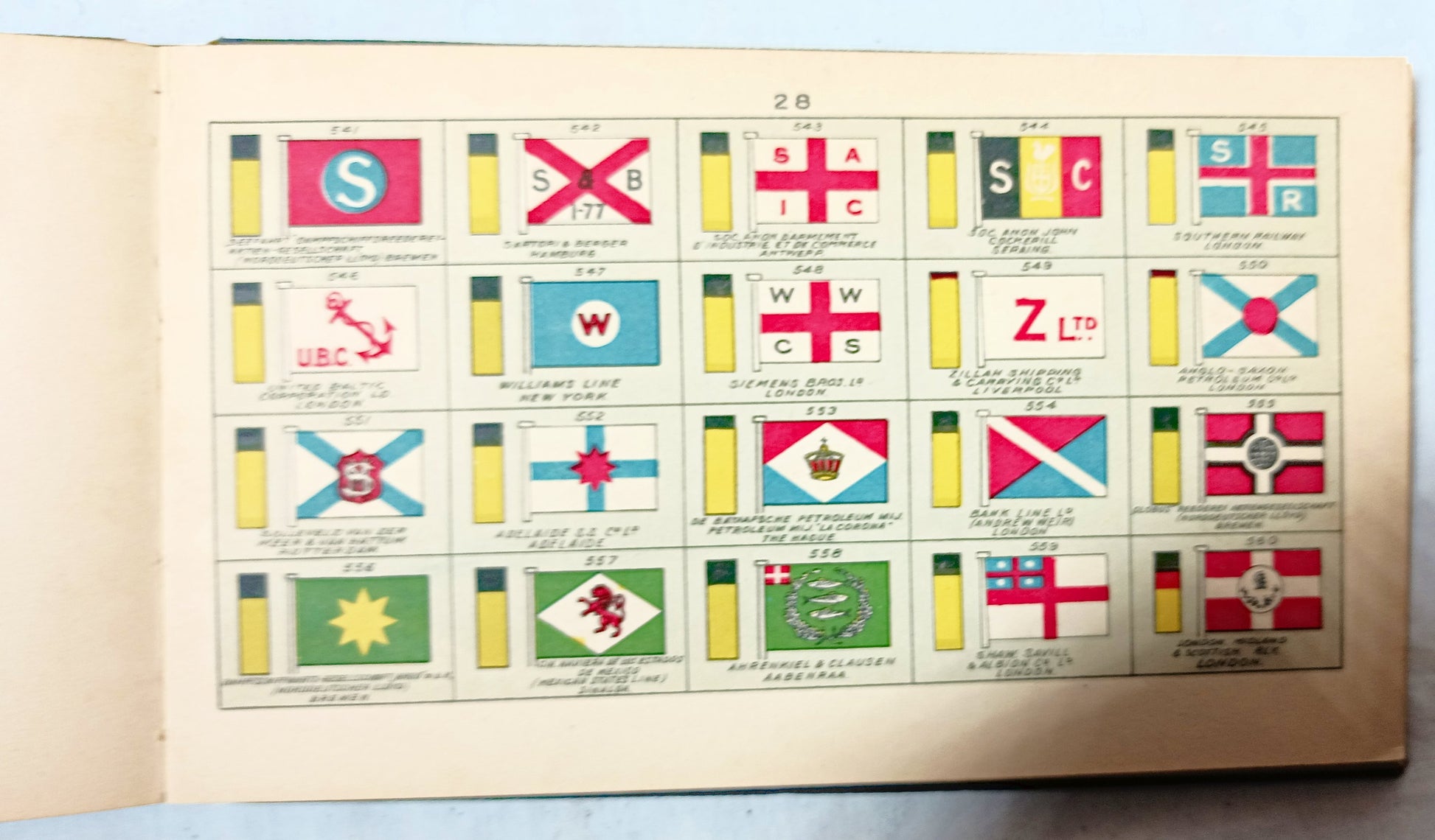 Brown's Flags and Funnels Of British And Foreign Steamship Cos. 1929 - TulipStuff