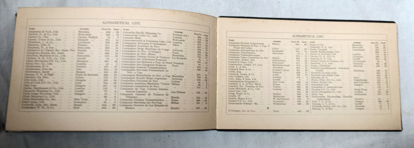 Brown's Flags and Funnels Of British And Foreign Steamship Cos. 1929 - TulipStuff
