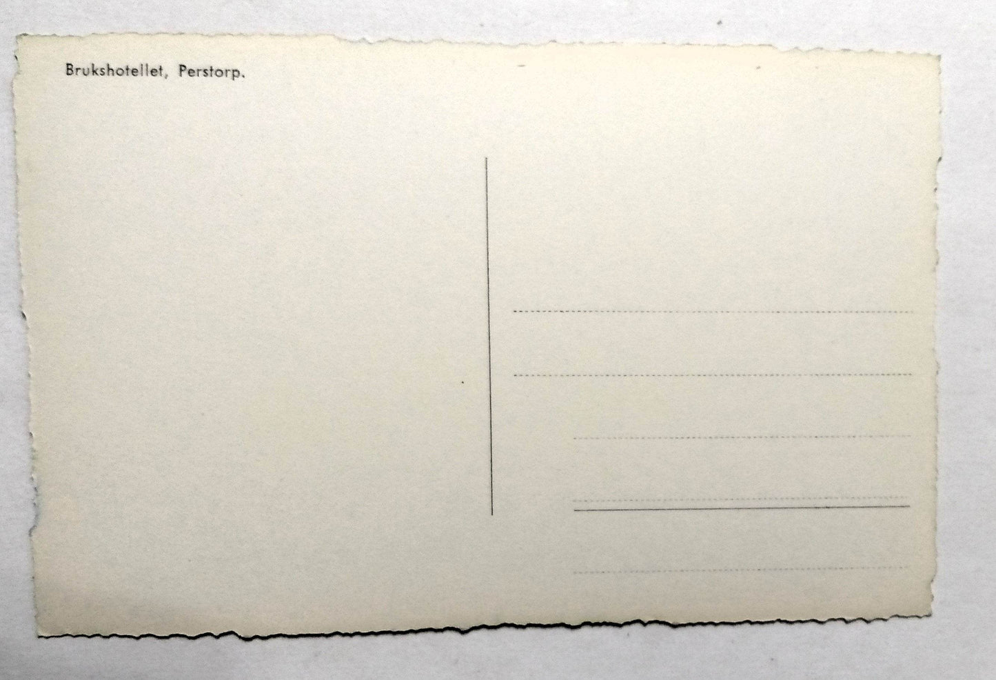 Brukshotellet Hotel Perstorp Sweden 1950's Postcard - TulipStuff
