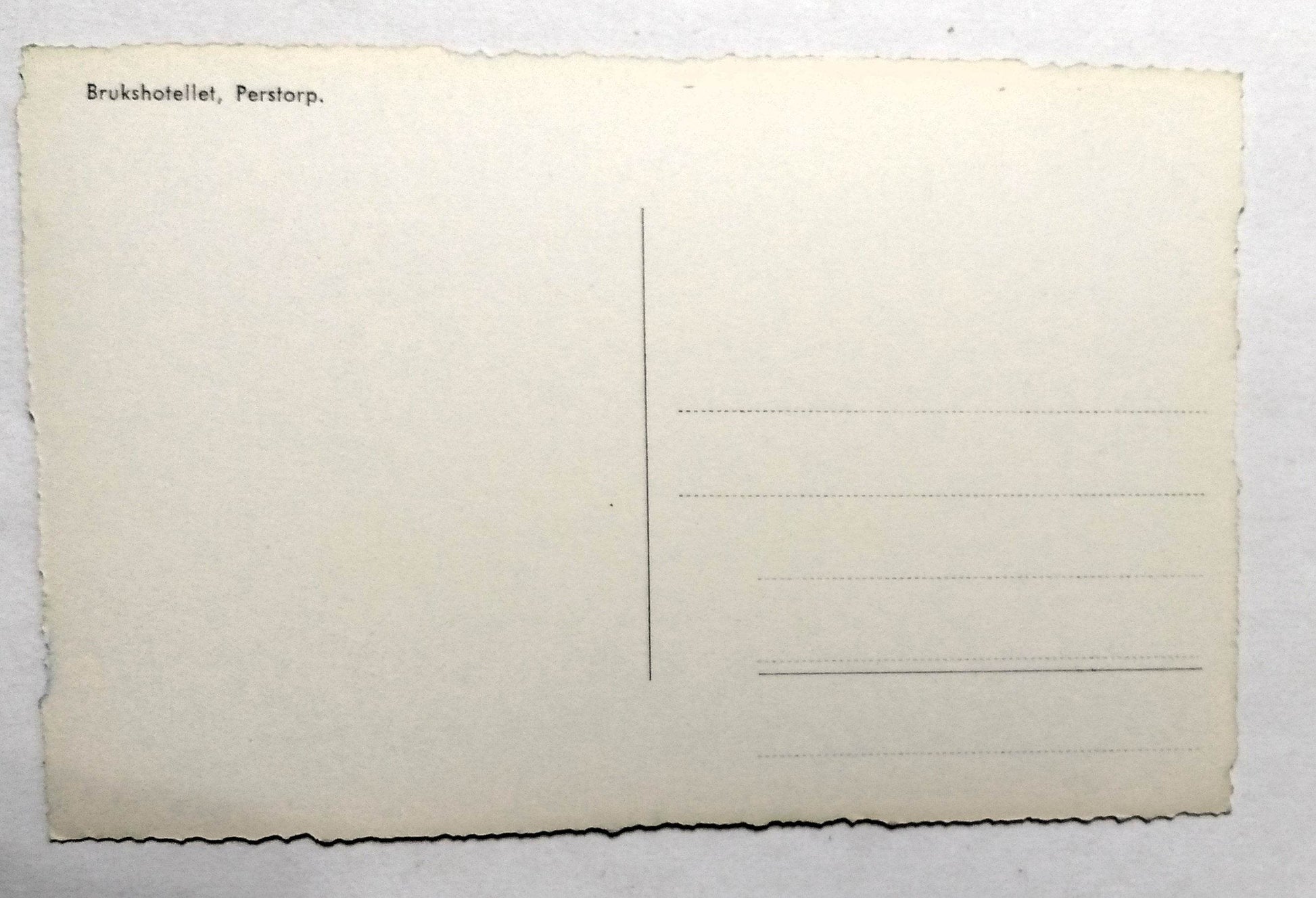 Brukshotellet Hotel Perstorp Sweden 1950's Postcard - TulipStuff