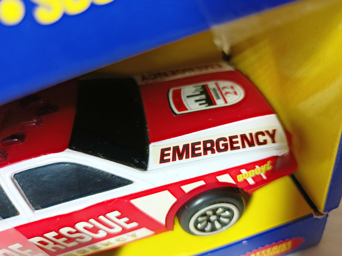 Buddy L Rescue Force Fire Rescue Emergency Car Sounds Lights 1993 - TulipStuff