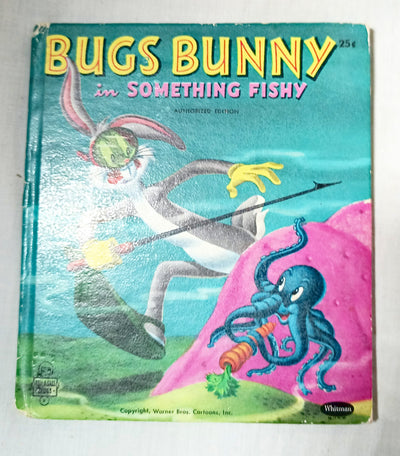 Bugs Bunny In Something Fishy Whitman Tell-A-Tale Books Hardcover 1955 - TulipStuff