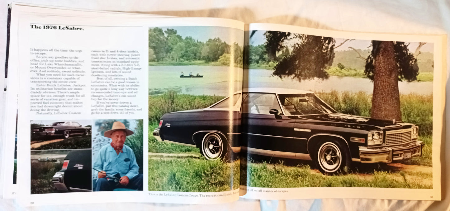 Buick 1976 Dealer Showroom Sales Brochure Buyer's Guide - TulipStuff