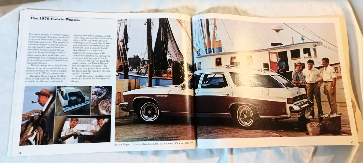 Buick 1976 Dealer Showroom Sales Brochure Buyer's Guide - TulipStuff