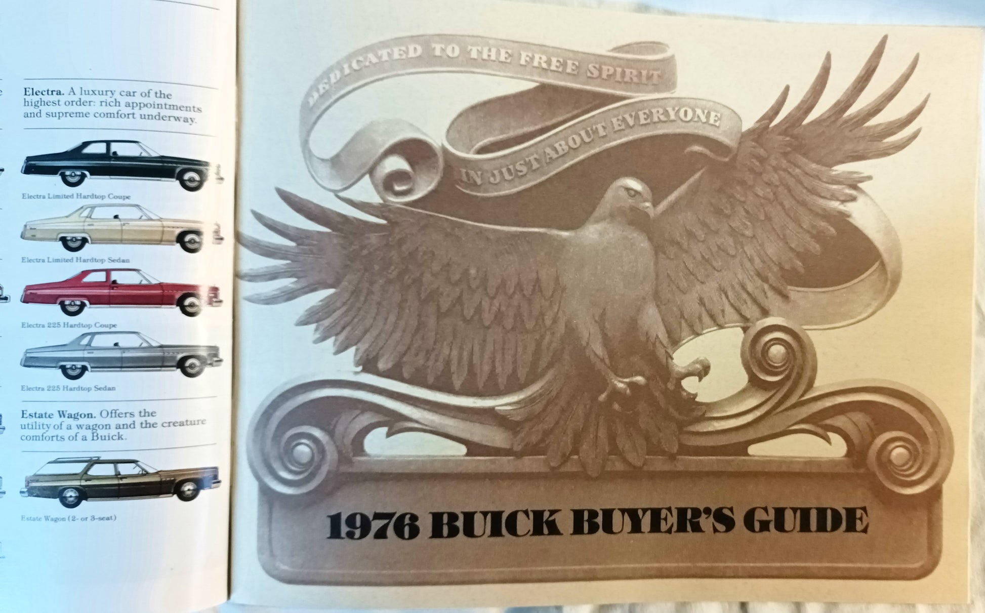 Buick 1976 Dealer Showroom Sales Brochure Buyer's Guide - TulipStuff